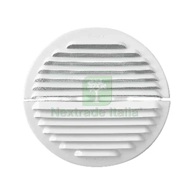 GRIGLIA TONDA DENTRO-FUORI Alluminio Bianco Diam. 150 — Casalinghi e organizzazione — rif. FERX.DIA411-4015-AB150 GRIGLIA TONDA DENTRO-FUORI Alluminio Bianco Diam. 150 — Casalinghi e organizzazione — rif. FERX.DIA411-4015-AB150