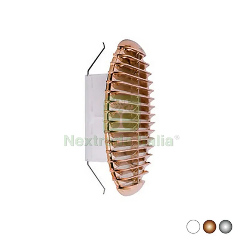 Griglia Tonda in Materiale Termoplastico con Molle Reclinabili a 90° Cromata Imb. 160-200 - D. 220 — Protezione piante e sementi — rif. FERX.DIA411-616-CR160200