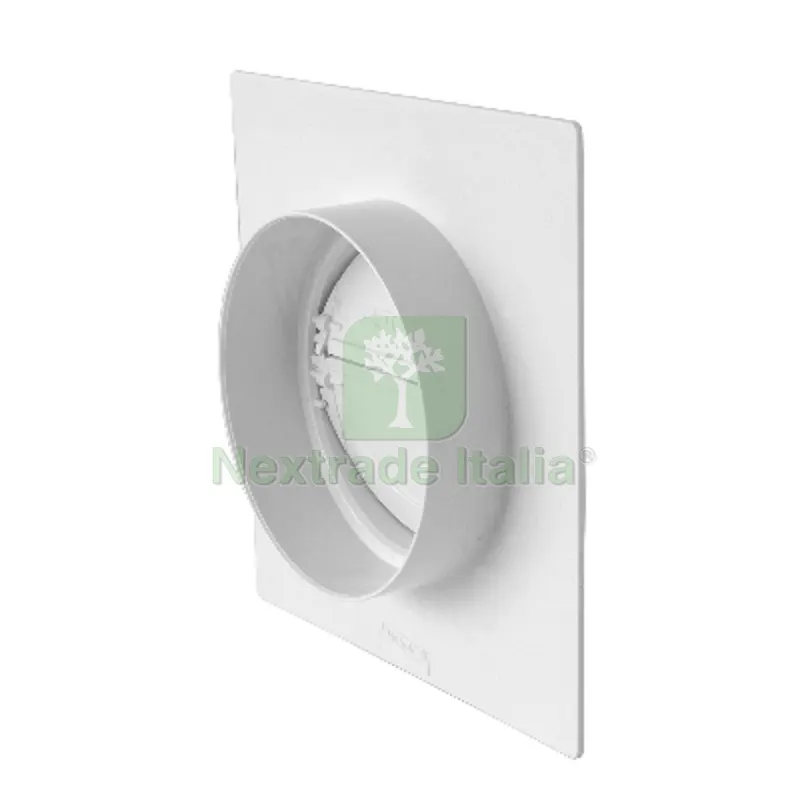 PLACCA PASSAGGIO A MURO TUBO TONDO Diam. 100 mm — Interruttori e prese — rif. FERX.DIA411-FPMVT-100B PLACCA PASSAGGIO A MURO TUBO TONDO Diam. 100 mm — Interruttori e prese — rif. FERX.DIA411-FPMVT-100B