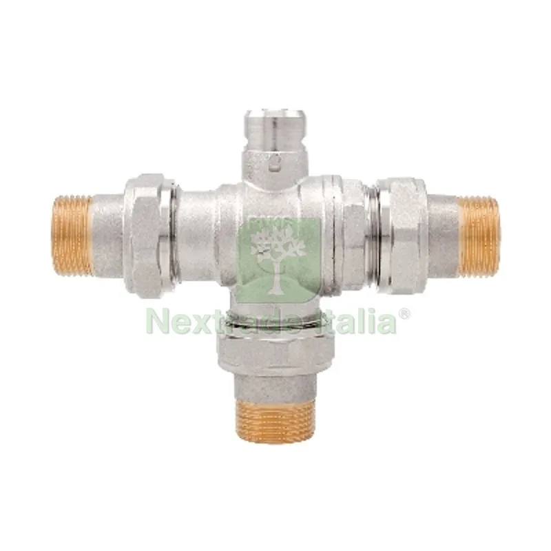 VALVOLA DI ZONA DEVIATRICE A SFERA A 3 VIE 1" DN 25 — Rubinetti e valvole — rif. FERX.DIA411-T982-06