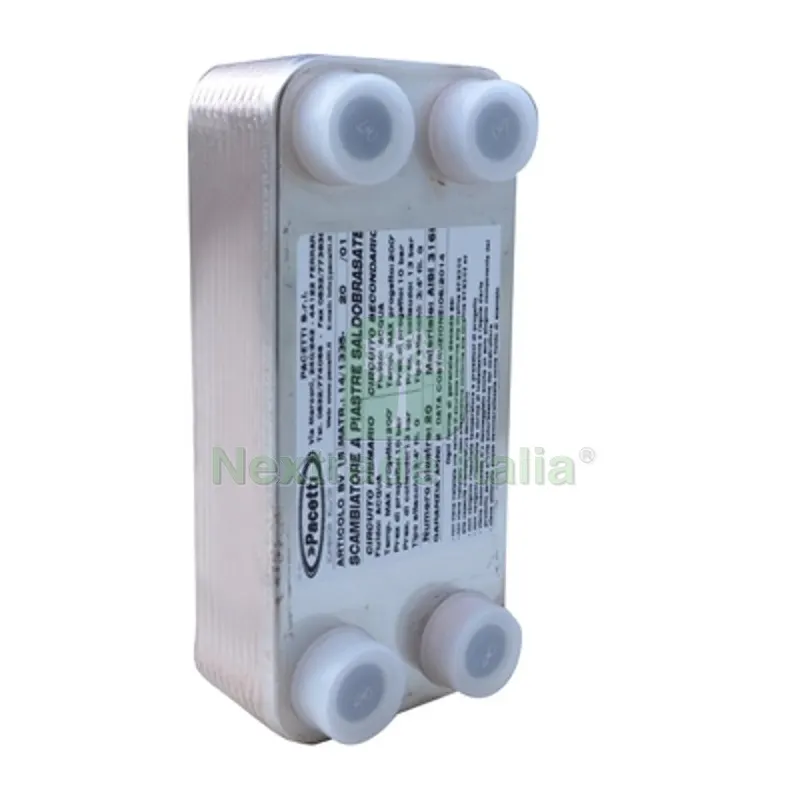 SCAMBIATORE DI CALORE A PIASTRE SALDOBRASATO (-10°/+90°) 20 piastre - 3/4" — Rubinetti e valvole — rif. FERX.DIA412-302-020