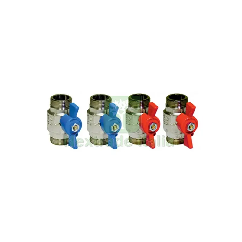 4 PZ KIT RUBINETTI VALVOLE A SFERA 2 LEVA ROSSA 2 LEVA BLU 3/4 — Rubinetti e valvole — rif. FERX.DIA412-4401-05 4 PZ KIT RUBINETTI VALVOLE A SFERA 2 LEVA ROSSA 2 LEVA BLU 3/4 — Rubinetti e valvole — rif. FERX.DIA412-4401-05