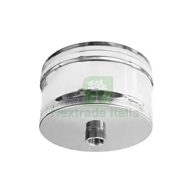 TAPPO CHIUSURA ACCIAIO CON SPURGO Diam. 120 — Scarichi e sifoni — rif. FERX.DIA412-472-120 TAPPO CHIUSURA ACCIAIO CON SPURGO Diam. 120 — Scarichi e sifoni — rif. FERX.DIA412-472-120