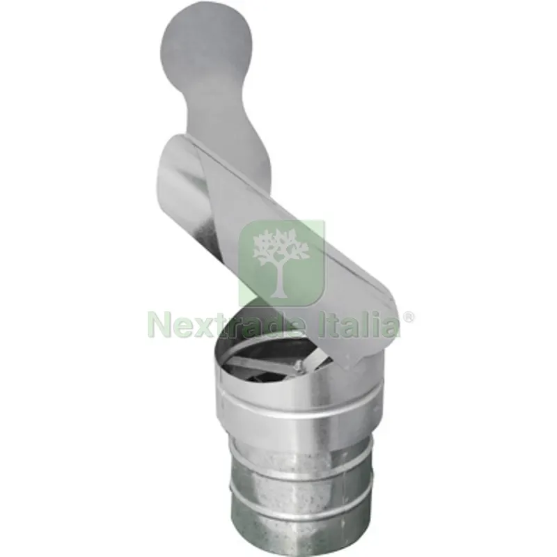 CAPPELLO A PAPPAGALLO CON BASE TONDA ZINCATO Diam. 150 — Tubi e raccordi — rif. FERX.DIA412-479-150 CAPPELLO A PAPPAGALLO CON BASE TONDA ZINCATO Diam. 150 — Tubi e raccordi — rif. FERX.DIA412-479-150