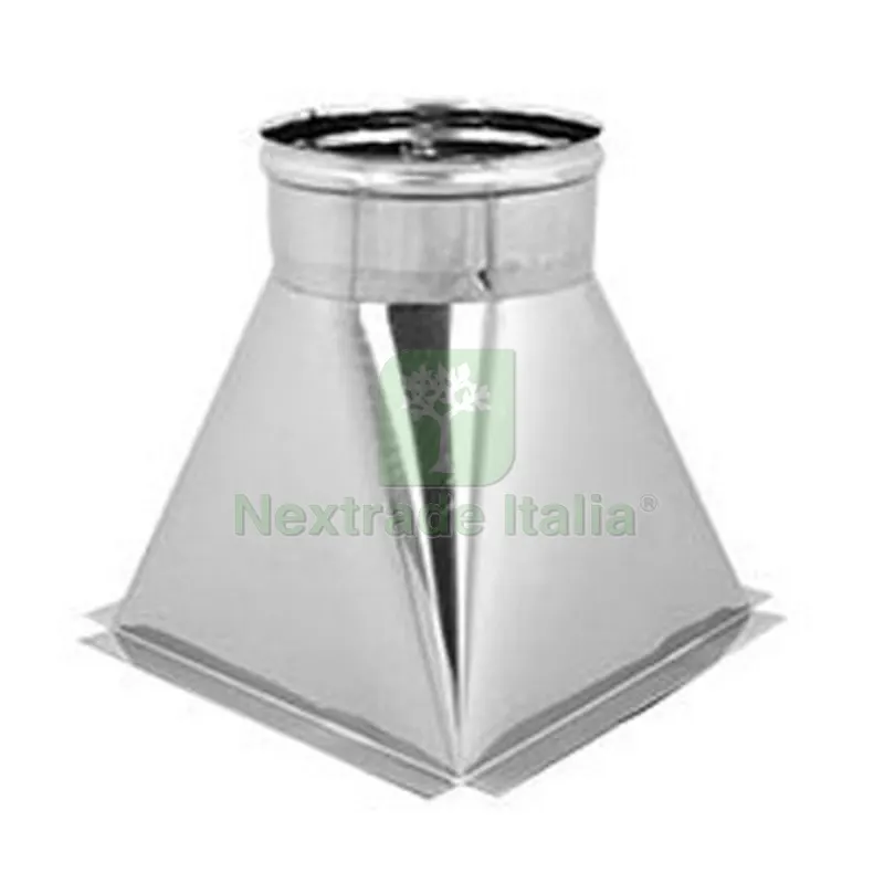 TRAMOGGE ACCIAIO INOX Base 250 x Diam. 180 — Tubi e raccordi — rif. FERX.DIA412-485-25180 TRAMOGGE ACCIAIO INOX Base 250 x Diam. 180 — Tubi e raccordi — rif. FERX.DIA412-485-25180