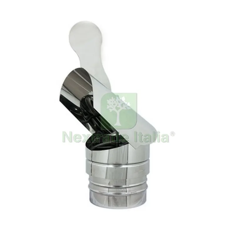 TERMINALE GALLO TONDO INOX Diam. 150 — Tubi e raccordi — rif. FERX.DIA412-489-150