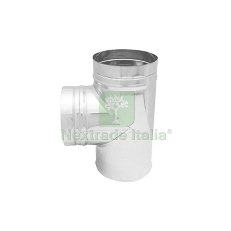 TEE IN ACCIAIO 316L A 90° PER CANNE FUMARIE Diam. 60 — Tubi e raccordi — rif. FERX.DIA412-564-060 TEE IN ACCIAIO 316L A 90° PER CANNE FUMARIE Diam. 60 — Tubi e raccordi — rif. FERX.DIA412-564-060