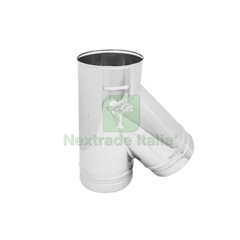 BRAGA IN ACCIAIO 316L A 135° PER CANNE FUMARIE Diam. 250 — Tubi e raccordi — rif. FERX.DIA412-565-250 BRAGA IN ACCIAIO 316L A 135° PER CANNE FUMARIE Diam. 250 — Tubi e raccordi — rif. FERX.DIA412-565-250
