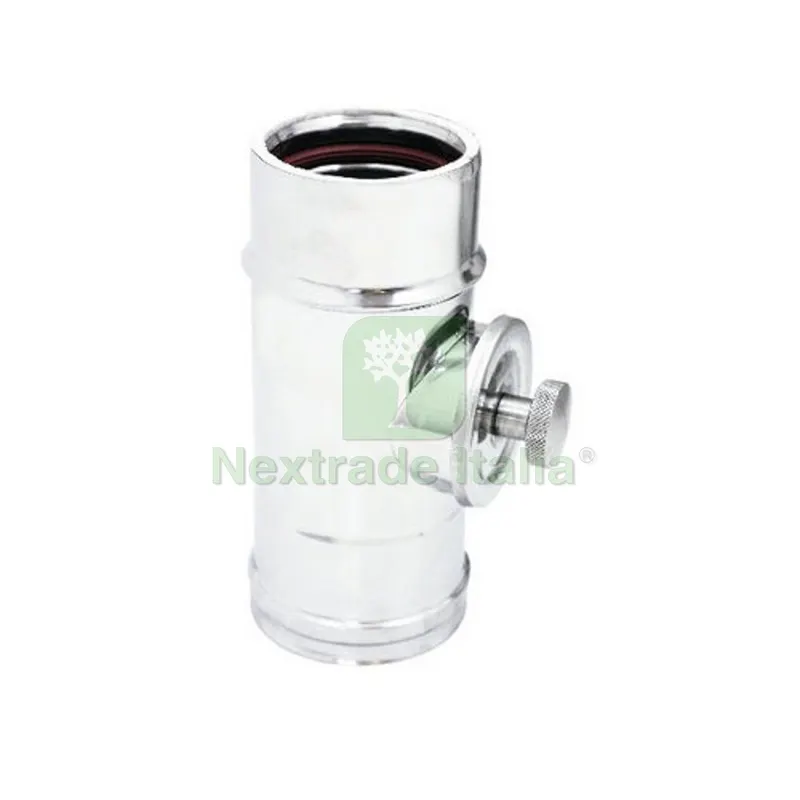 MODULO D'ISPEZIONE DOPPIA PARETE INOX Diam. 150x200 — Tubi e raccordi — rif. FERX.DIA412-C792-150200