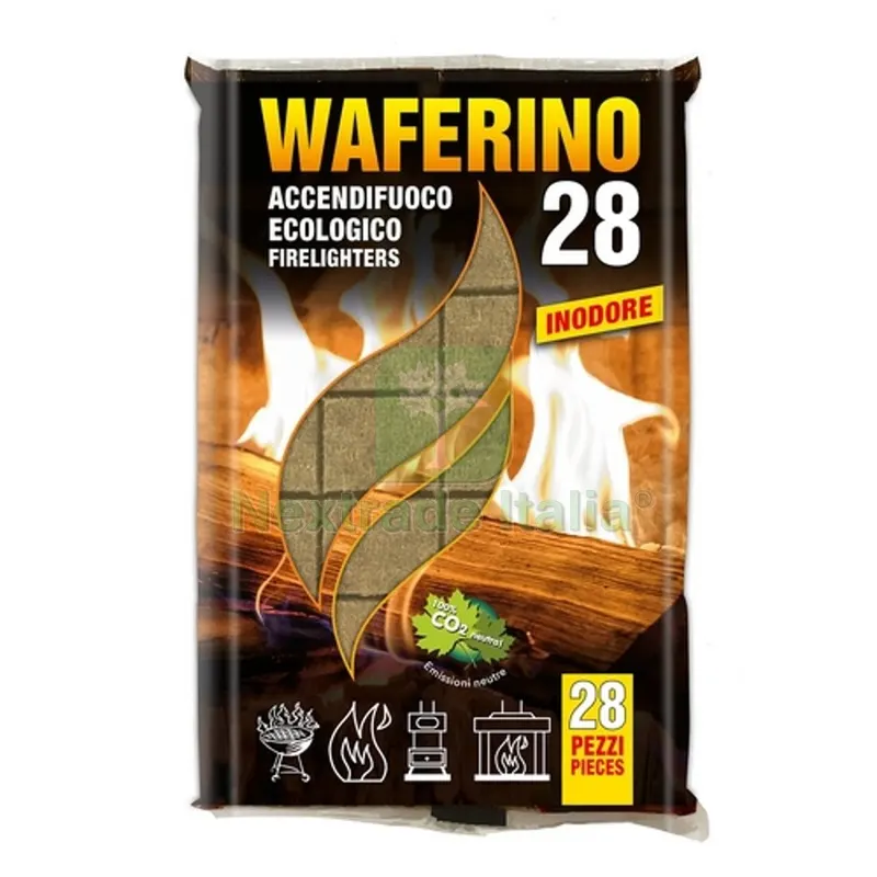 Accendifuoco Ecologico WAFERINO28 - — Tempo libero outdoor — rif. FERX.DIA412-G30124 Accendifuoco Ecologico WAFERINO28 - — Tempo libero outdoor — rif. FERX.DIA412-G30124