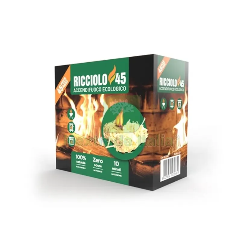 Accendifuoco Ecologico RICCIOLO45 - — Tempo libero outdoor — rif. FERX.DIA412-G43268 Accendifuoco Ecologico RICCIOLO45 - — Tempo libero outdoor — rif. FERX.DIA412-G43268