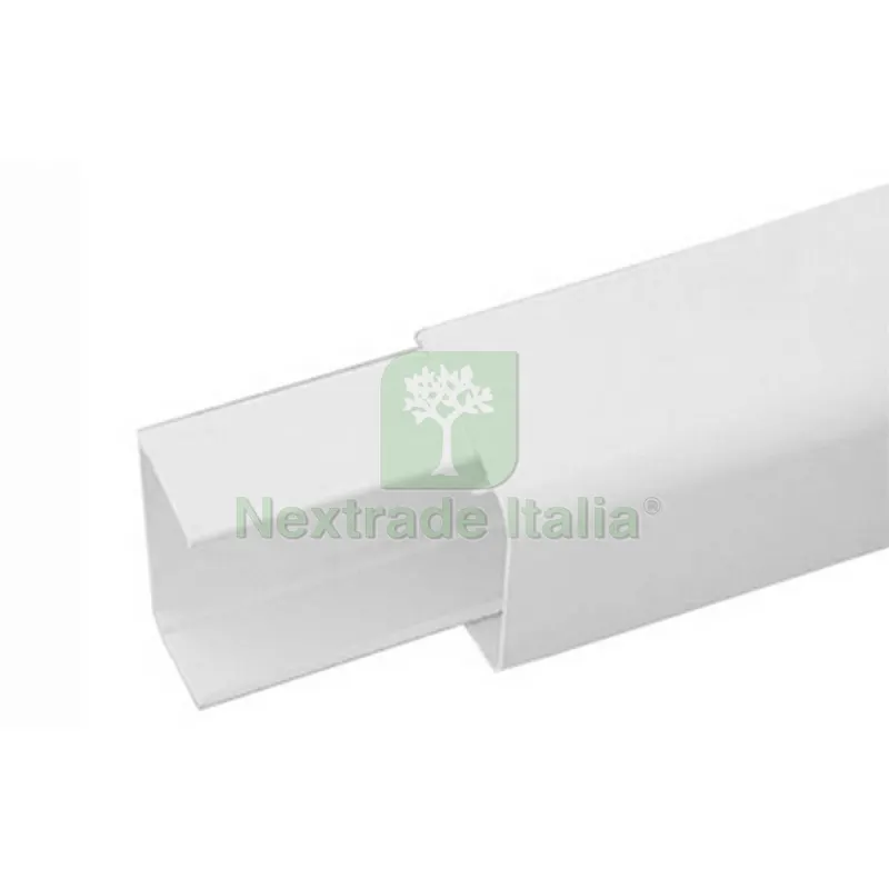 Canalina PVC con Base e Coperchio per Impianti di Climatizzazione mm. 35 x 30 L. mt. 2 — Canaline e centralini — rif. FERX.DIA413-KBC-0412 Canalina PVC con Base e Coperchio per Impianti di Climatizzazione mm. 35 x 30 L. mt. 2 — Canaline e centralini — rif. FERX.DIA413-KBC-0412