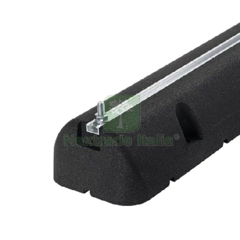 2 PZ Supporti a Pavimento in Gomma Nera per Climatizzatori L. 600 x P. 160 x H. 95 mm — Scarichi e sifoni — rif. FERX.DIA413-KSPG-060 2 PZ Supporti a Pavimento in Gomma Nera per Climatizzatori L. 600 x P. 160 x H. 95 mm — Scarichi e sifoni — rif. FERX.DIA413-KSPG-060