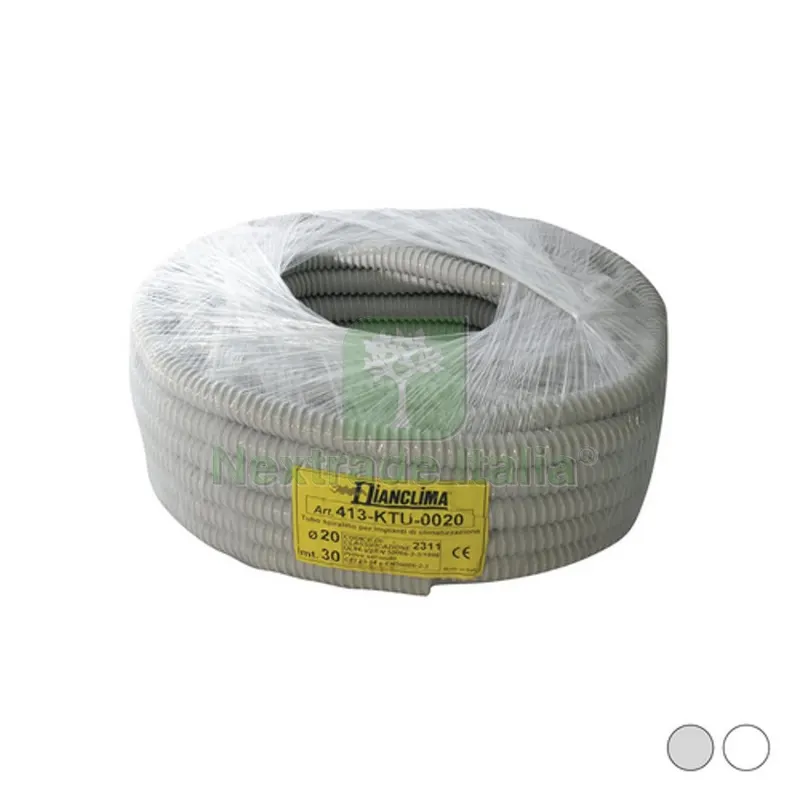 30MT TUBO SPIRALATO PER IMPIANTI DI CLIMATIZZAZIONE Bianco - Diam. 25 — Tubi e raccordi — rif. FERX.DIA413-KTU-B025 30MT TUBO SPIRALATO PER IMPIANTI DI CLIMATIZZAZIONE Bianco - Diam. 25 — Tubi e raccordi — rif. FERX.DIA413-KTU-B025