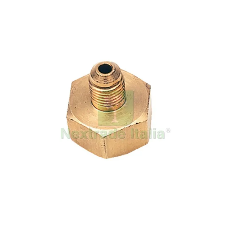 RACCORDO PER BOMBOLE 5/16 SAE M x 1/2F R410 — Tubi e raccordi — rif. FERX.DIA413-XC055-516R410 RACCORDO PER BOMBOLE 5/16 SAE M x 1/2F R410 — Tubi e raccordi — rif. FERX.DIA413-XC055-516R410