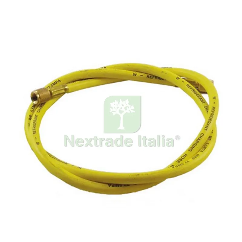 TUBO FLESSIBILE FRUSTA DI VUOTO E CARICA BASIC LINE GIALLO 1/4"X1/4" 1/4" x 1/4" diritto — Tubi e raccordi — rif. FERX.DIA413-XC092 TUBO FLESSIBILE FRUSTA DI VUOTO E CARICA BASIC LINE GIALLO 1/4"X1/4" 1/4" x 1/4" diritto — Tubi e raccordi — rif. FERX.DIA413-XC092