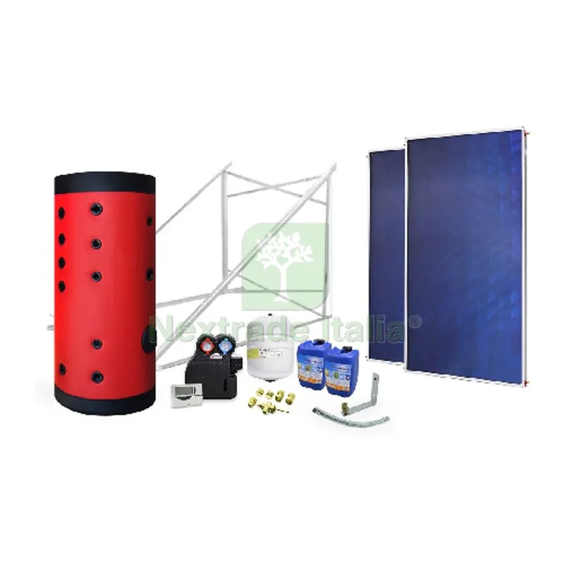 IMPIANTO SOLARE CIRCUITO FORZATO 500 LT ATON 2 scamb. - 3 collettori — Tubi e raccordi — rif. FERX.DIA415-FIA500 IMPIANTO SOLARE CIRCUITO FORZATO 500 LT ATON 2 scamb. - 3 collettori — Tubi e raccordi — rif. FERX.DIA415-FIA500