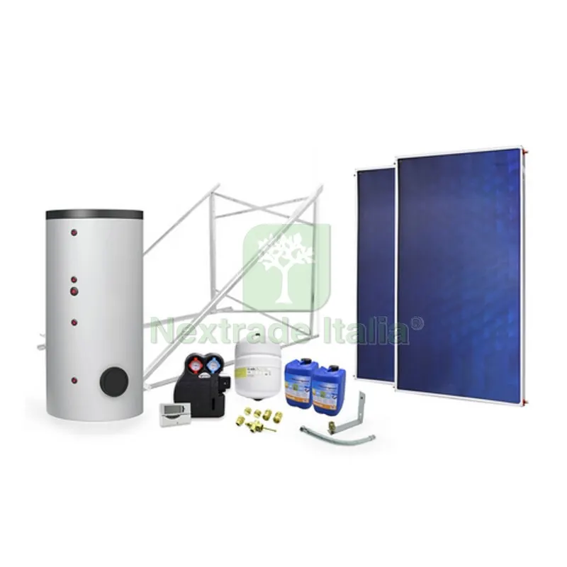Impianto Solare Circuito Forzato 300 LT 2 scamb. - 2 collettori — Tubi e raccordi — rif. FERX.DIA415-FIK300 Impianto Solare Circuito Forzato 300 LT 2 scamb. - 2 collettori — Tubi e raccordi — rif. FERX.DIA415-FIK300