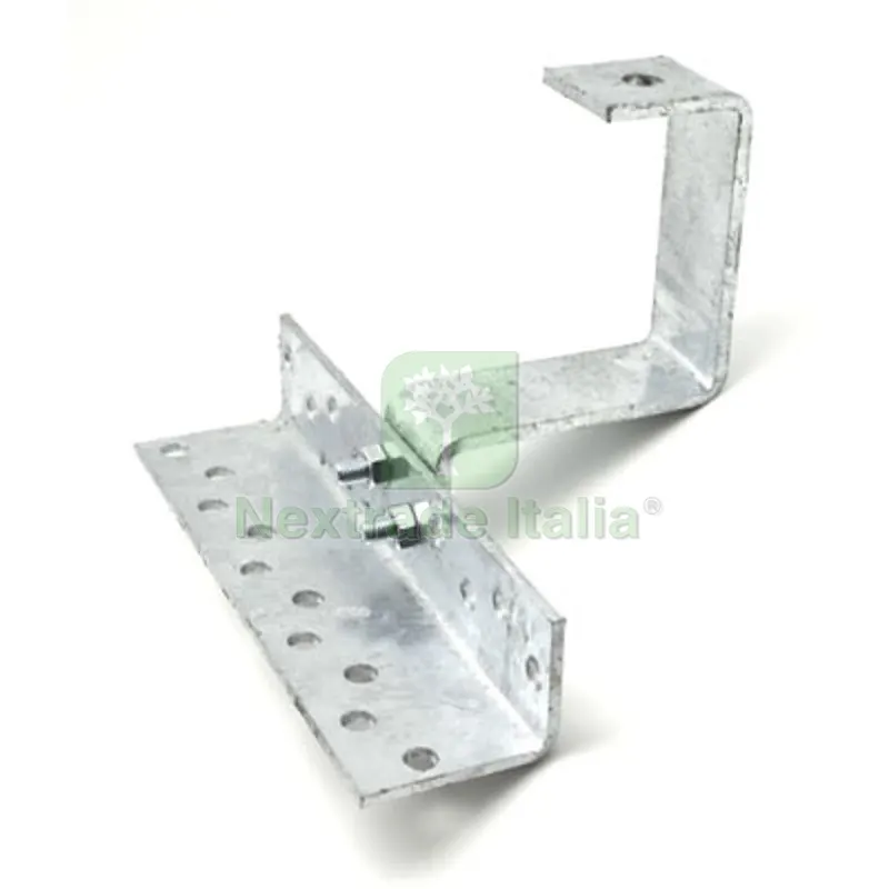 KIT 6PZ PER INSTALLAZIONE A TETTO IN FALDA Lungh. staffa cm 20 — Tubi e raccordi — rif. FERX.DIA415-KNT KIT 6PZ PER INSTALLAZIONE A TETTO IN FALDA Lungh. staffa cm 20 — Tubi e raccordi — rif. FERX.DIA415-KNT