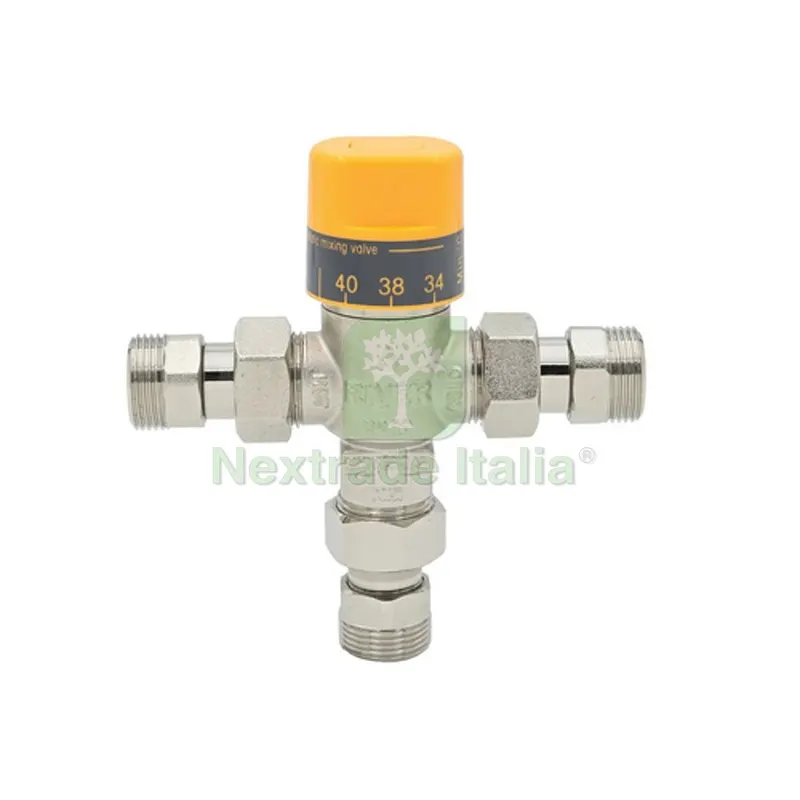MISCELATORE TERMOSTATICO P/PANNELLI SOLARI CON VALVOLE DI NON RITORNO 3/4" — Rubinetti e valvole — rif. FERX.DIA415-R381-05 MISCELATORE TERMOSTATICO P/PANNELLI SOLARI CON VALVOLE DI NON RITORNO 3/4" — Rubinetti e valvole — rif. FERX.DIA415-R381-05