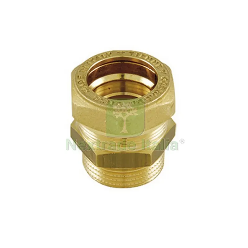 RACCORDO DIRITTO MASCHIO COBRASUN DN 16 x 3/4"M — Tubi e raccordi — rif. FERX.DIA415-T3000X-0516