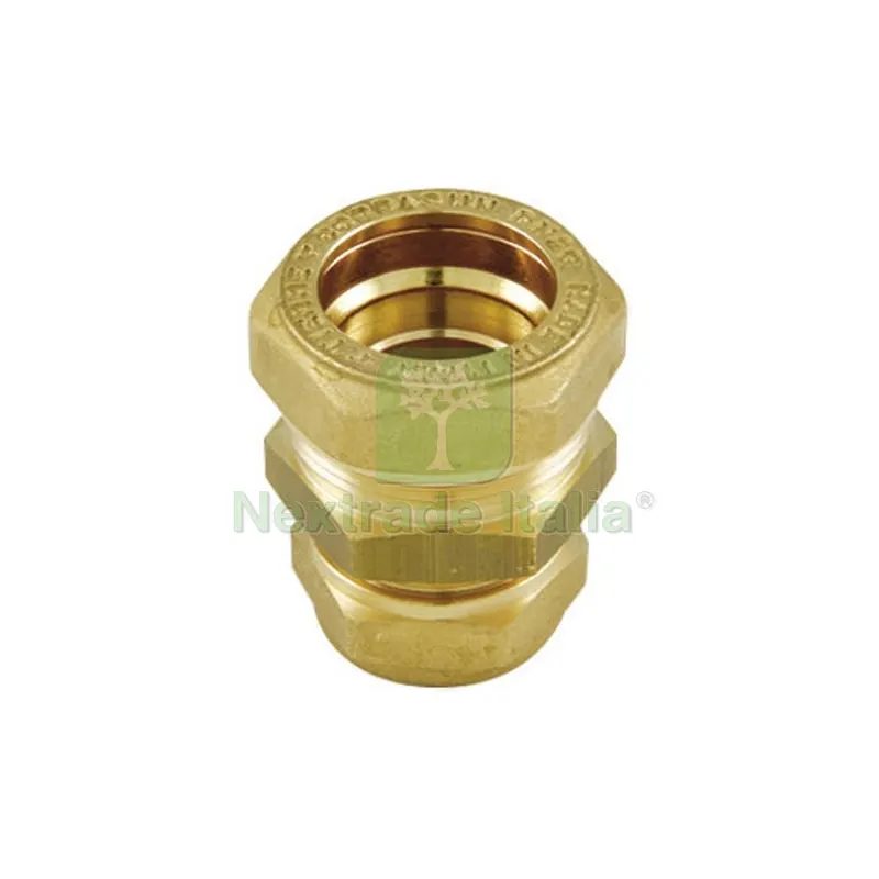 RACCORDO DIRITTO DOPPIO INOX RAME COBRASUN DN 16 x 15 (Cu) — Tubi e raccordi — rif. FERX.DIA415-T3001KB-1615 RACCORDO DIRITTO DOPPIO INOX RAME COBRASUN DN 16 x 15 (Cu) — Tubi e raccordi — rif. FERX.DIA415-T3001KB-1615