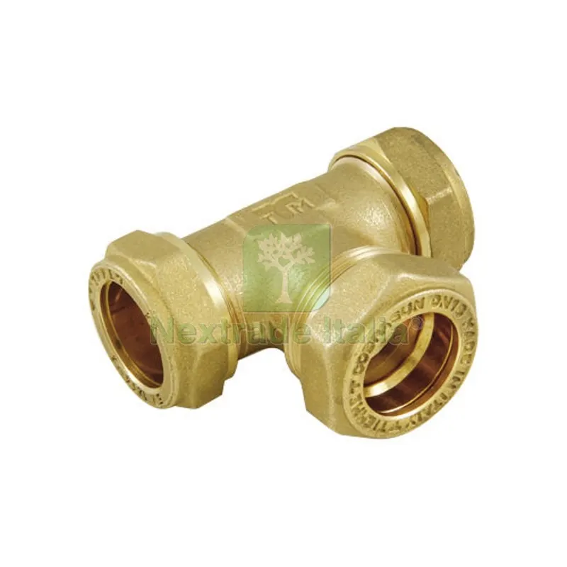RACCORDO A T RAME-INOX-RAME COBRASUN 22(Cu) x DN 16 x 22 (Cu) — Tubi e raccordi — rif. FERX.DIA415-T3007KB-1622