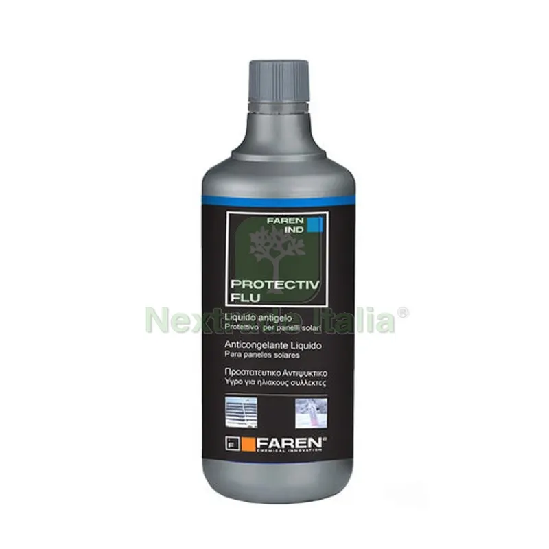 Liquido Antigelo Protettivo per Pannelli Solari "protectiv FLU" lt. 1 — Lubrificanti e oli — rif. FERX.DIA415-V032 Liquido Antigelo Protettivo per Pannelli Solari "protectiv FLU" lt. 1 — Lubrificanti e oli — rif. FERX.DIA415-V032