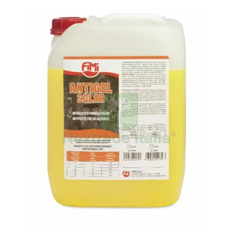 Liquido Antigelo per Pannelli Solari Antigel Solar kg 5 — Lubrificanti e oli — rif. FERX.DIA415-V033-05 Liquido Antigelo per Pannelli Solari Antigel Solar kg 5 — Lubrificanti e oli — rif. FERX.DIA415-V033-05