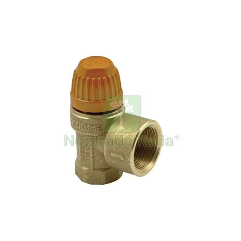 VALVOLA DI SICUREZZA PER SISTEMI SOLARI TERMICI 1/2" x 3/4" 2,5 bar — Rubinetti e valvole — rif. FERX.DIA415-V1917-04052 VALVOLA DI SICUREZZA PER SISTEMI SOLARI TERMICI 1/2" x 3/4" 2,5 bar — Rubinetti e valvole — rif. FERX.DIA415-V1917-04052
