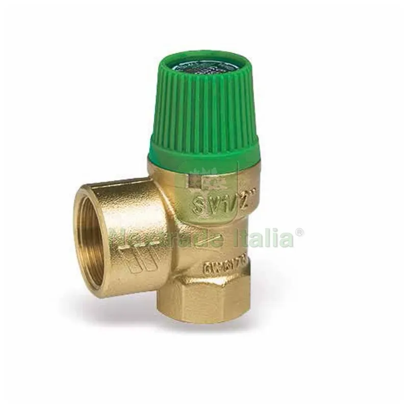 VALVOLA DI SICUREZZA PER IMPIANTI SOLARI SVE SOL 1/2 x 3/4 10 bar — Rubinetti e valvole — rif. FERX.DIA415-WSVE-040510 VALVOLA DI SICUREZZA PER IMPIANTI SOLARI SVE SOL 1/2 x 3/4 10 bar — Rubinetti e valvole — rif. FERX.DIA415-WSVE-040510