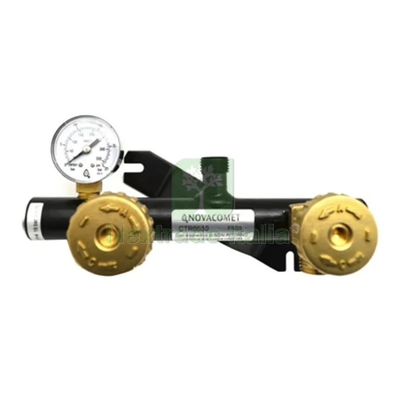 CENTRALINA GAS COMPATTA CON MANOMETRO E VALVOLA DI SICUREZZA Coll. 3 bombole — Rubinetti e valvole — rif. FERX.DIA420-503-3