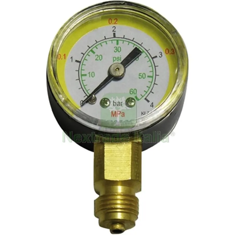 MANOMETRO PER GPL CON QUADRANTE A SECCO 1/4" — Pompe — rif. FERX.DIA421-650-02 MANOMETRO PER GPL CON QUADRANTE A SECCO 1/4" — Pompe — rif. FERX.DIA421-650-02