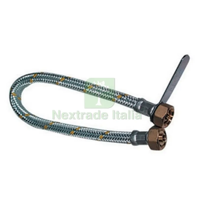 FLESSIBILE PER GAS FF cm 80 - 1/2 x 1/2 — Flessibili e allacci — rif. FERX.DIA422-700-080