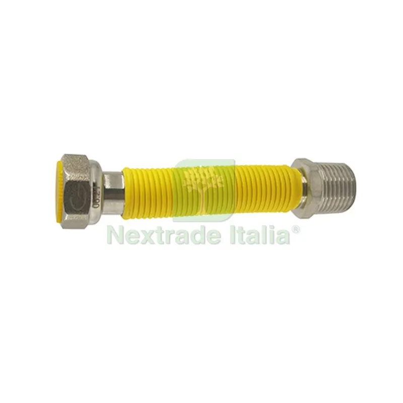 FLESSIBILE INOX PER GAS MF 1" mm 200x400 — Flessibili e allacci — rif. FERX.DIA422-774D-062040
