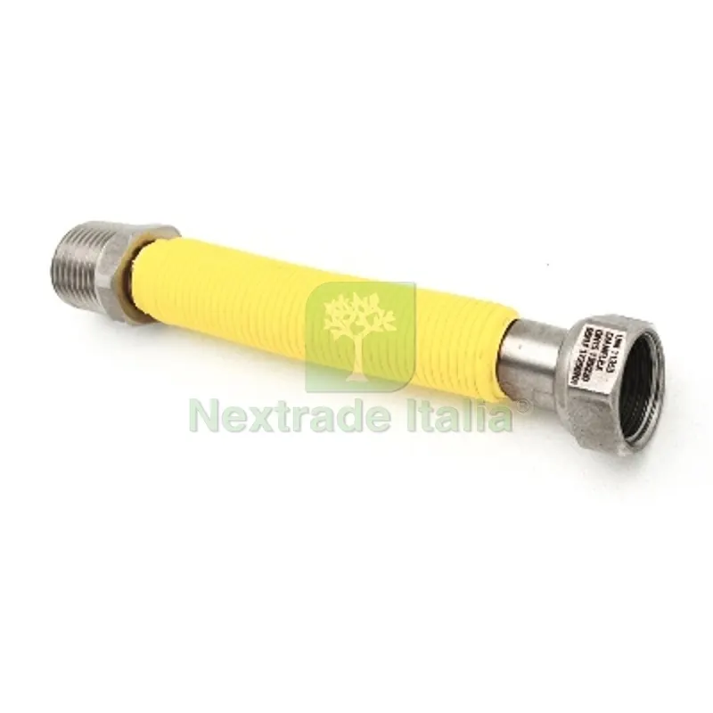 Flessibile Inox Raccordo in Acciaio Rivestito MM 220 / 420 1/2 — Flessibili e allacci — rif. FERX.DIA422-781-04 Flessibile Inox Raccordo in Acciaio Rivestito MM 220 / 420 1/2 — Flessibili e allacci — rif. FERX.DIA422-781-04