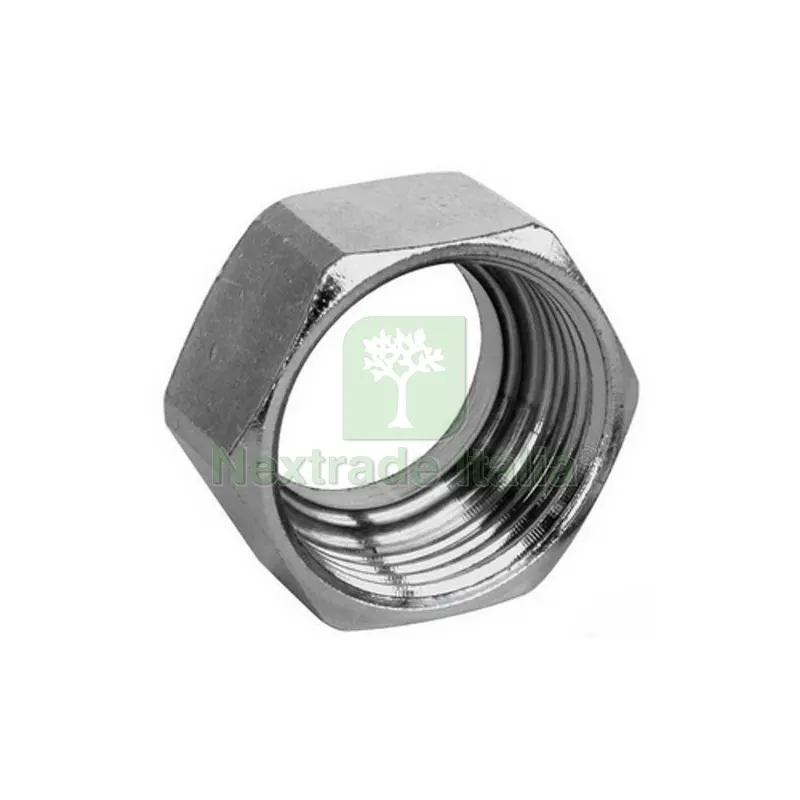 DADO IN OTTONE PER TUBI FLESSIBILI ACQUA 1/2 — Bulloni, dadi e rondelle — rif. FERX.DIA422-ADA-04