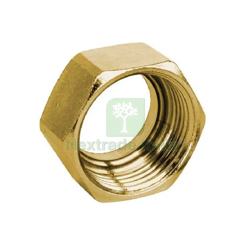 DADO IN OTTONE PER TUBI GAS 3/4 — Bulloni, dadi e rondelle — rif. FERX.DIA422-ADG-05