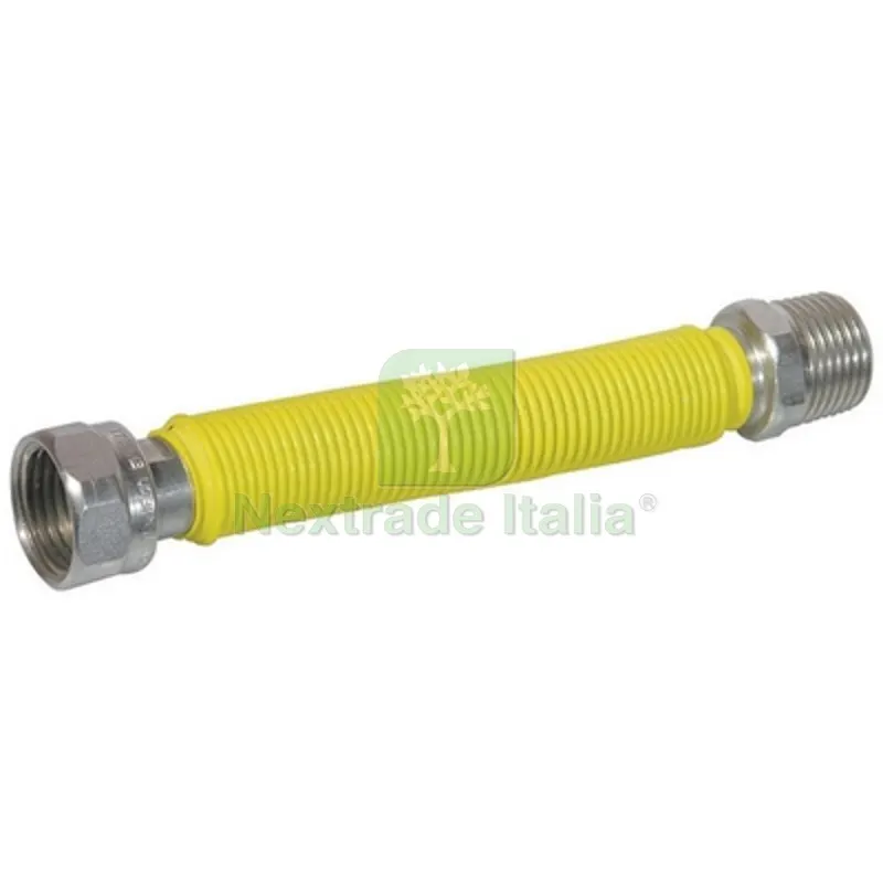 Flessibile Inox Raccordo in Acciaio Rivestito MM 220/420 Parigi 1/2" — Flessibili e allacci — rif. FERX.DIA422-P781-04 Flessibile Inox Raccordo in Acciaio Rivestito MM 220/420 Parigi 1/2" — Flessibili e allacci — rif. FERX.DIA422-P781-04