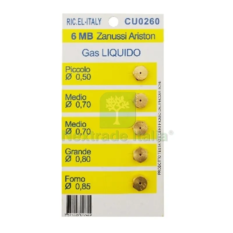 KIT 5 PZ UGELLI 6MB Metano — Pompe — rif. FERX.DIA423-850-M KIT 5 PZ UGELLI 6MB Metano — Pompe — rif. FERX.DIA423-850-M