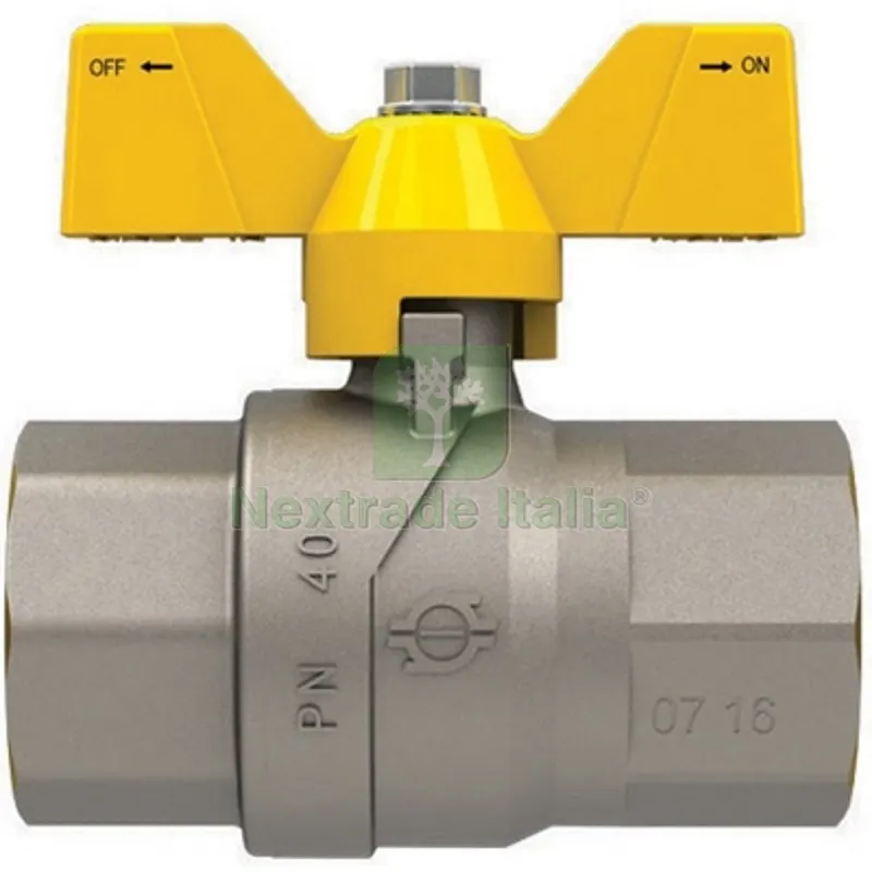 VALVOLA A SFERA GAS CON FARFALLA FUTURGAS FF 1" DN 25 — Rubinetti e valvole — rif. FERX.DIA424-5300-06 VALVOLA A SFERA GAS CON FARFALLA FUTURGAS FF 1" DN 25 — Rubinetti e valvole — rif. FERX.DIA424-5300-06