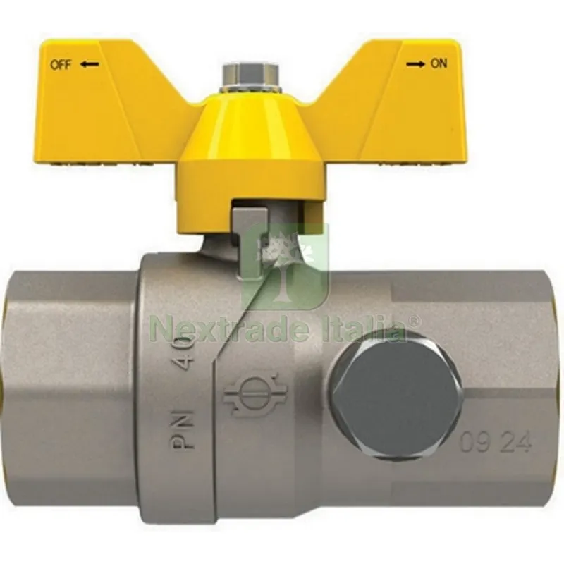 VALVOLA A SFERA GAS CON FARFALLA FUTURGAS FF 1" DN 25 — Rubinetti e valvole — rif. FERX.DIA424-5303-06 VALVOLA A SFERA GAS CON FARFALLA FUTURGAS FF 1" DN 25 — Rubinetti e valvole — rif. FERX.DIA424-5303-06