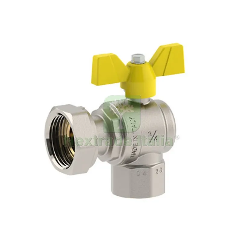 VALVOLA A SFERA PER GAS A SQUADRA FEMMINA-DADO GIREVOLE 3/4F x 1D DN 20 — Rubinetti e valvole — rif. FERX.DIA424-5308-0506 VALVOLA A SFERA PER GAS A SQUADRA FEMMINA-DADO GIREVOLE 3/4F x 1D DN 20 — Rubinetti e valvole — rif. FERX.DIA424-5308-0506