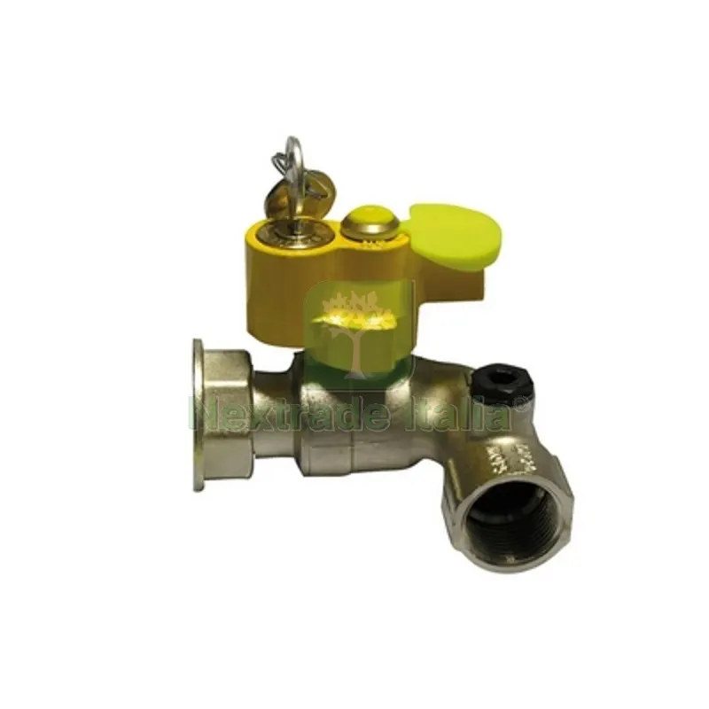 Valvola a Sfera GAS F/Girello a Squadra con Serratura 1" x 1" 1/4 DN 25 — Serrature e cilindri — rif. FERX.DIA424-9006-0607 Valvola a Sfera GAS F/Girello a Squadra con Serratura 1" x 1" 1/4 DN 25 — Serrature e cilindri — rif. FERX.DIA424-9006-0607