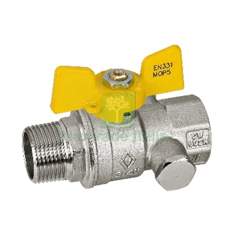 VALVOLA A SFERA PER GAS MF CON PRESA DI PRESSIONE 3/4" DN 20 — Rubinetti e valvole — rif. FERX.DIA424-9013-05 VALVOLA A SFERA PER GAS MF CON PRESA DI PRESSIONE 3/4" DN 20 — Rubinetti e valvole — rif. FERX.DIA424-9013-05