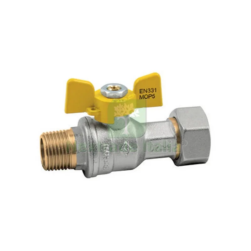 VALVOLA A SFERA GAS MASCHIO DADO MOBILE FARFALLA 1/2 x 3/4 — Rubinetti e valvole — rif. FERX.DIA424-9052-0405 VALVOLA A SFERA GAS MASCHIO DADO MOBILE FARFALLA 1/2 x 3/4 — Rubinetti e valvole — rif. FERX.DIA424-9052-0405