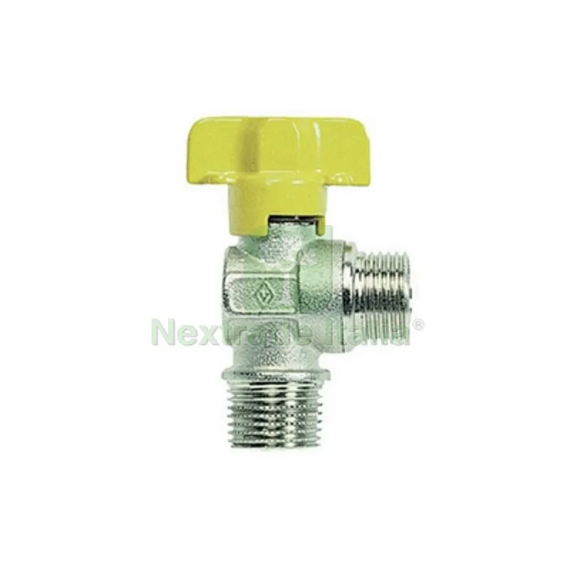 VALVOLA RUBINETTO A SFERA PER GAS SQUADRA MM 1/2" DN 10 — Rubinetti e valvole — rif. FERX.DIA424-909 VALVOLA RUBINETTO A SFERA PER GAS SQUADRA MM 1/2" DN 10 — Rubinetti e valvole — rif. FERX.DIA424-909