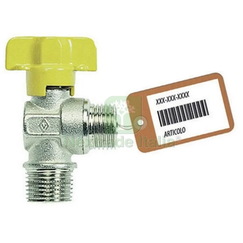 RUBINETTO A SFERA PER GAS SQUADRA MM F-BRICO 1/2 — Rubinetti e valvole — rif. FERX.DIA424-909F RUBINETTO A SFERA PER GAS SQUADRA MM F-BRICO 1/2 — Rubinetti e valvole — rif. FERX.DIA424-909F