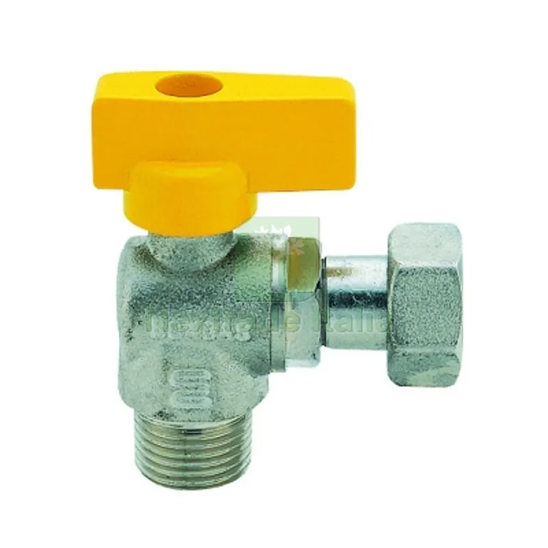 RUBINETTO A SFERA PER GAS A SQUADRA MASCHIO 1/2" x 3/4" DN 15x20 — Rubinetti e valvole — rif. FERX.DIA424-9105-0405 RUBINETTO A SFERA PER GAS A SQUADRA MASCHIO 1/2" x 3/4" DN 15x20 — Rubinetti e valvole — rif. FERX.DIA424-9105-0405