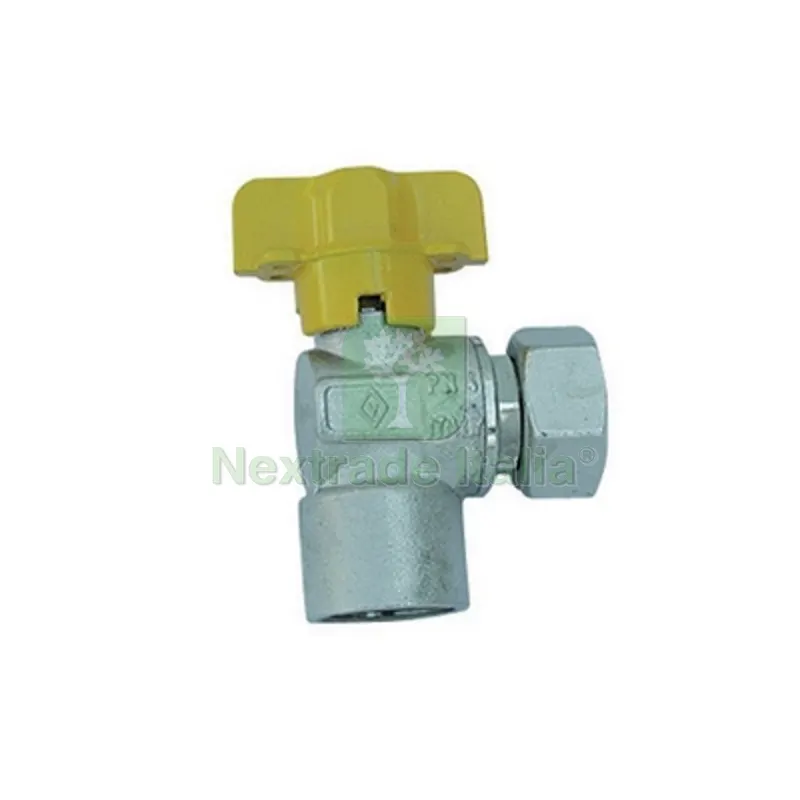 RUBINETTO GAS SQUADRA F CON BOCCHETTONE 1/2" x 1/2" DN 10 — Rubinetti e valvole — rif. FERX.DIA424-912-04 RUBINETTO GAS SQUADRA F CON BOCCHETTONE 1/2" x 1/2" DN 10 — Rubinetti e valvole — rif. FERX.DIA424-912-04
